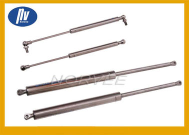 White Stainless Steel Gas Struts No Noise / Smooth Operation For Auto Forklift