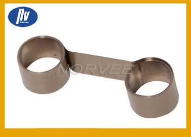 Double Holes Steel Tension Springs , Flat Spiral Torsion Springs For Motor